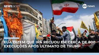EUA afirmam que Irã cancelou 800 execuções após ultimato | #NewsNoite