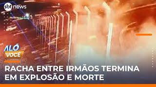 Racha entre irmãos termina com motociclista carbonizado no interior de SP | #AloVoce