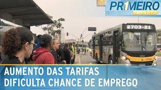 Ônibus mais caro pode atrapalhar quem está buscando emprego | Primeiro Impacto (07/01/24)