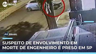 Polícia Civil prende mais um suspeito de envolvimento na morte de engenheiro | #SBTBrasil 