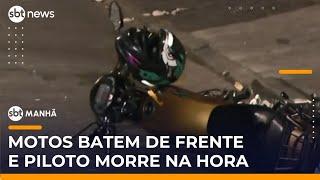 Motos batem de frente e piloto morre; casal foi socorrido em estado gravíssimo | #SBTManhã