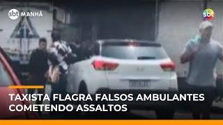 Falsos ambulantes são presos após assaltos a motoristas no Centro de SP | #SBTManha