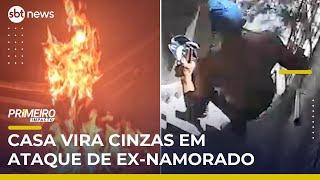 Homem coloca fogo na casa da ex e envia áudios confirmando crime | #PrimeiroImpacto