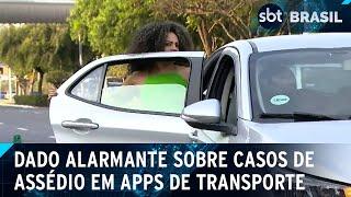 Uma em cada 10 mulheres já sofreu assédio durante corridas por aplicativo | SBT Brasil (17/10/24)