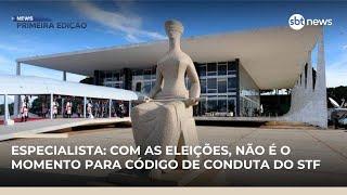 Especialista: com as eleições, não é o momento para Código de Conduta do STF | #NewsPrimeiraEdição