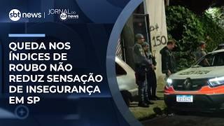 Queda nos índices de roubo não reduz sensação de insegurança em SP | #JornaldoSBTNews