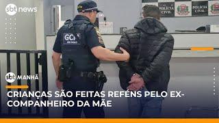 Homem não aceita fim do relacionamento e faz filhos da ex-companheira reféns | #SBTManhã