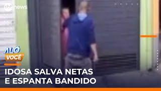 Idosa enfrenta bandido e salva netas em Osasco (SP) | #AloVoce