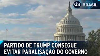 Partido Republicano consegue apoio extra para evitar paralisação do governo | SBT Brasil (14/03/25)