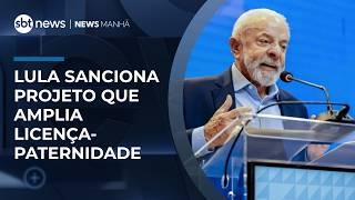 Lula sanciona nesta terça (31) projeto que amplia licença-paternidade | #NewsManhã