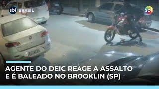Policial do Deic reage a assalto e é baleado no peito; ele trocou tiros com 2 suspeitos