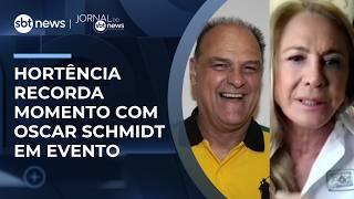 Hortência recorda momento com Oscar Schmidt em evento da NBA | #JornaldoSBTNews