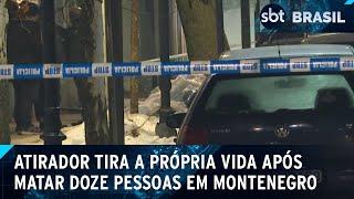 Atentado em Montenegro deixa doze mortos e atirador se mata | SBT Brasil (02/01/25)