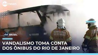 Depredações de ônibus no Rio de Janeiro causam prejuízo de R$ 15 milhões em 2025 | #SBTBrasil