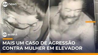 Empresário agride mulher em elevador e é preso com armas e munições | #SBTManhã