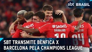 Champions League: SBT transmite confronto entre Benfica e Barcelona | SBT Brasil (20/01/25)