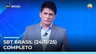 Assista à íntegra do SBT Brasil deste segunda-feira (24/11/2025) | #SBTBrasil