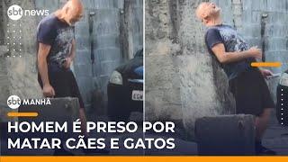 Homem preso por maus-tratos andava com restos mortais de cães e gatos em mala | #SBTManhã