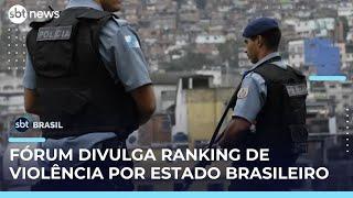 Nordeste concentra os estados mais violentos do país, aponta Anuário de Segurança | #SBTBrasil