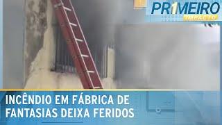 Incêndio em fábrica de fantasias de carnaval no Rio deixa feridos