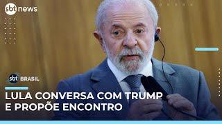 Lula e Trump conversam por telefone e articulam encontro para negociar tarifas | #SBTBrasil 