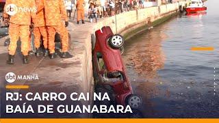 RJ: Motorista desaparece após carro cair na Baía de Guanabara | #SBTManhã