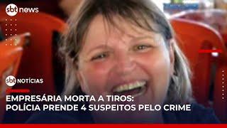 Polícia prende 4 suspeitos de envolvimento na morte de empresária em Itu | #SBTNoticias