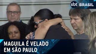 Corpo de Maguila é velado na Assembleia Legislativa de São Paulo | SBT Brasil (25/10/24)