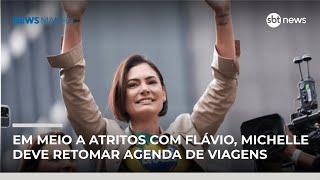 Marcela Mattos: em atritos com Flávio, Michelle deve retomar agenda de viagens | #NewsManhã