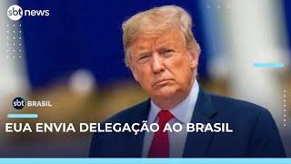 Delegação dos EUA chega no Brasil para debater medidas contra facções | SBT Brasil (05/05/25)