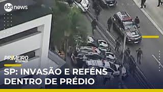 SP: Bandidos disfarçados de policiais invadem prédio e fazem reféns na Barra Funda | #PrimeiroImpacto