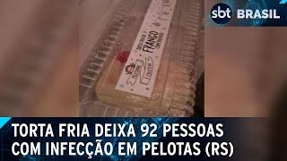 Mais de noventa pessoas passam mal após comer torta infectada no RS | SBT Brasil (31/12/24)