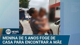 Menina é encontrada sozinha em ônibus após percorrer 4 km | #SBTNews Manhã (14/01/25)