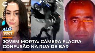 Novas imagens mostram assassino de mulher em adega de SP | #AloVoce