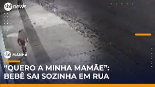 "Quero a minha mamãe": Criança de 3 anos é encontrada sozinha enquanto mãe vai a festa | #SBTManha