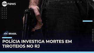 Mais de duas pessoas morrem por dia em tiroteios na região metropolitana do Rio | #SBTBrasil