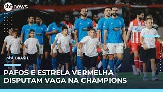 Pafos x Estrela Vermelha: SBT transmite confronto decisivo da Champions League | #SBTBrasil 