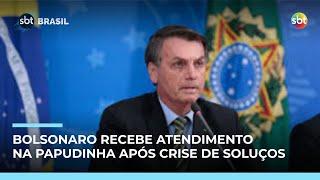 Bolsonaro tem crise de soluços e recebe atendimento nas primeiras horas na Papudinha