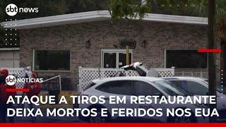Tiroteio em bar nos EUA deixa ao menos quatro mortos e 20 feridos | #SBTNoticias