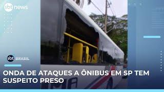 Homem é preso suspeito de participar de ataques de ônibus em São Paulo