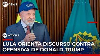 Lula diz que EUA atuam como se fossem imperadores do mundo e reitera soberania | #SBTNotícias