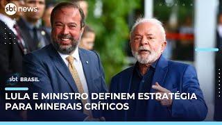 Lula e ministro Alexandre Silveira se reúnem no CNPM para discutir minerais estratégicos |#SBTBrasil