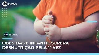 Pela primeira vez, obesidade supera subnutrição entre crianças e adolescentes | #SBTBrasil