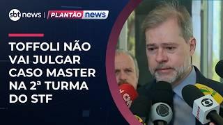Caso Master: Toffoli se declara suspeito e não vai julgar ações na 2ª turma do STF | #NewsNoite
