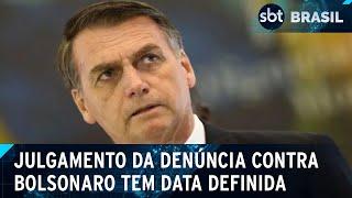 STF define data do julgamento de denúncia contra Bolsonaro | SBT Brasil (13/03/25)