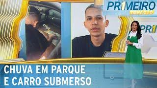 Dono de carro submerso em parque de Olímpia (SP) fala sobre susto | Primeiro Impacto (24/12/24)