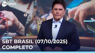 Assista à íntegra do SBT Brasil desta terça-feira (07/10/2025) | #SBTBrasil