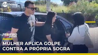 Mulher é presa após aplicar golpe de R$ 15 mil contra a própria sogra | #PrimeiroImpacto