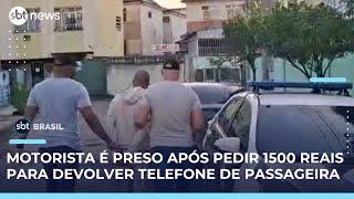 Motorista de aplicativo é preso por extorsão | #SBTBrasil