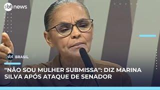 Senador manda Marina Silva se colocar em seu lugar; ministra rebate | SBT Brasil (27/05/25)